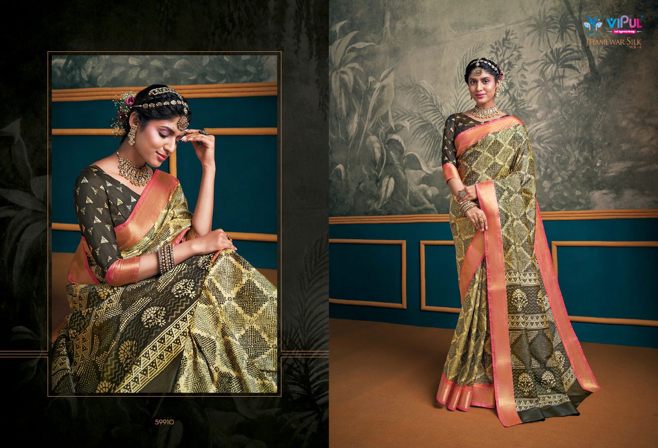 Vipul Jhamewar silk Festive Wear Wholesale Silk Saree Catalog